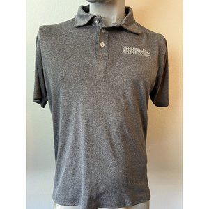 Mississippi State Bulldogs Size M Short Sleeve Logo Polo Shirt Grey By Chiliwear
